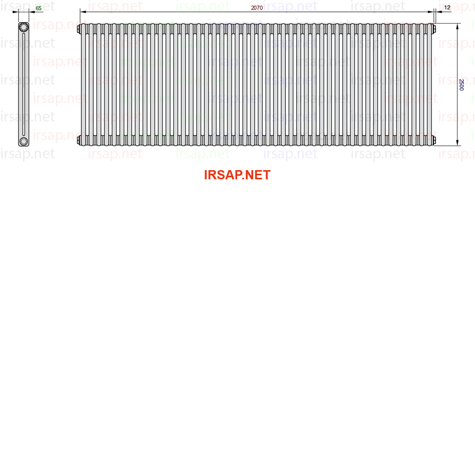 Радиатор IRSAP Tesi 22500/46 T23 CL 01